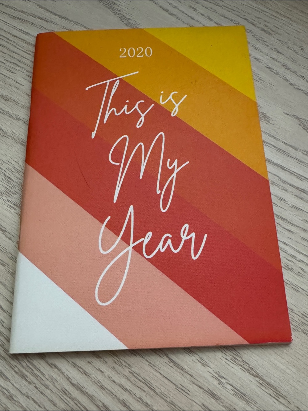Personal Diary / Note Pad / Journal / Planner "This Is My Year" 2020 (52 pages)